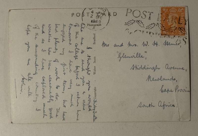 Postcard - Exeter College, Oxford