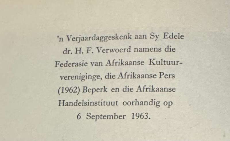 Verwoerd aan die Woord