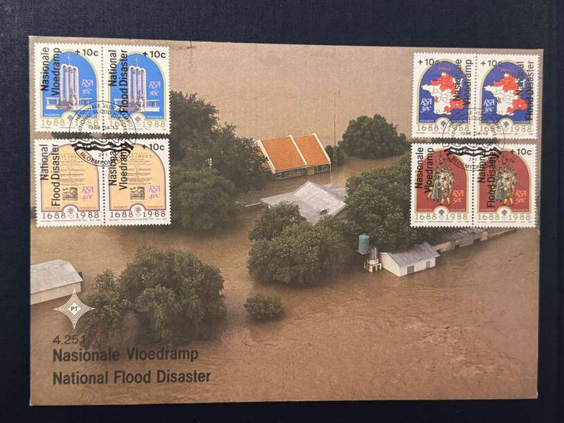 RSA LARGE FORMAT FDC - FLOOD DISASTER