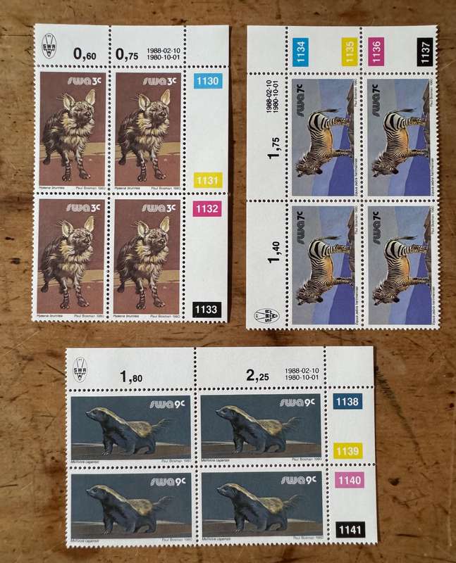 South West Africa - Control Blocks