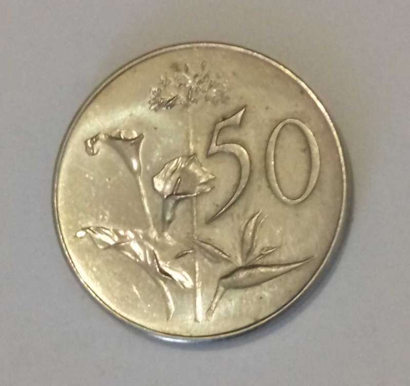 1965 Afrikaans 50 cents