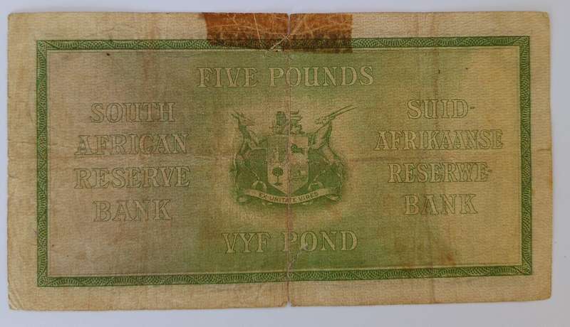 J Postmus Five Pounds 24th April 1941