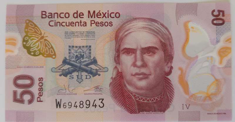 MEXICO UNC 50 PESOS