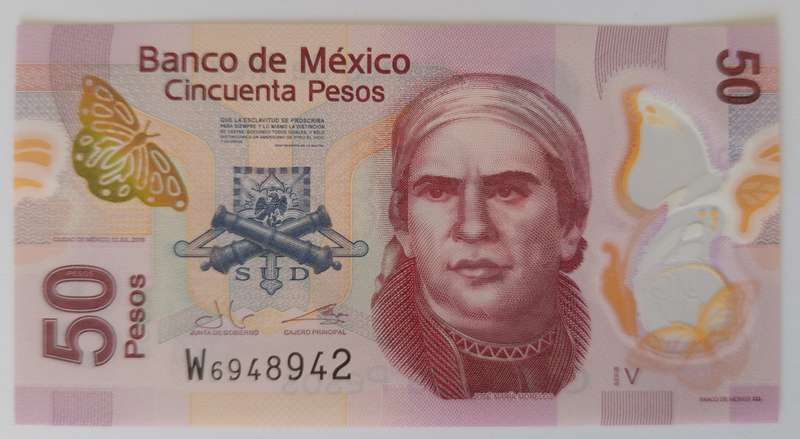 MEXICO UNC 50 PESOS