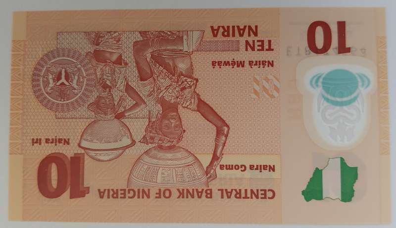 NIGERIA UNC 10 NAIRA