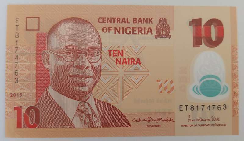 NIGERIA UNC 10 NAIRA
