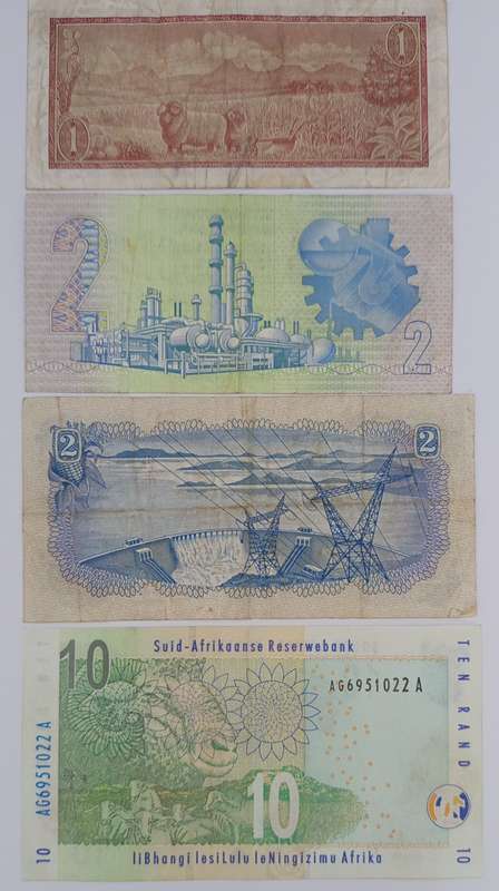 MIXED SOUTH AFRICA BANKNOTES