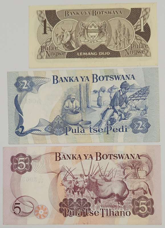 BOTSWANA BANKNOTE LOT