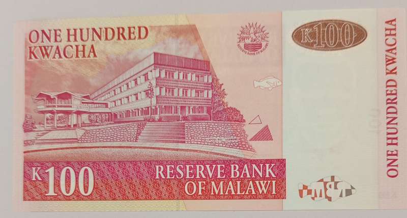 MALAWI UNC K100 BANKNOTE