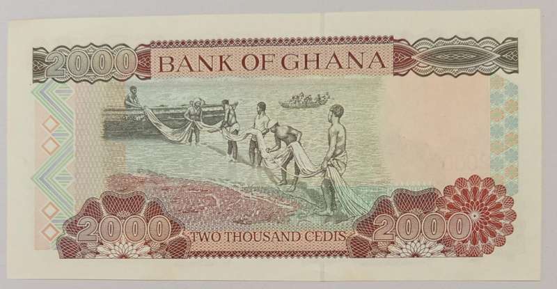 GHANA UNC 2000 CEDIS BANKNOTE