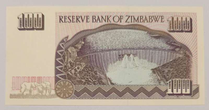 ZIMBABWE $100 BANKNOTE
