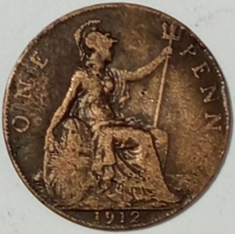 1912 ONE PENNY GREAT BRITAIN