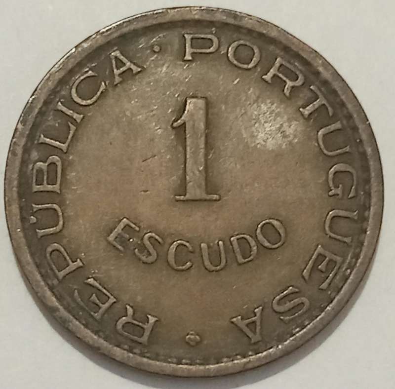 1965 1 ESCUDO MOZAMBIQUE