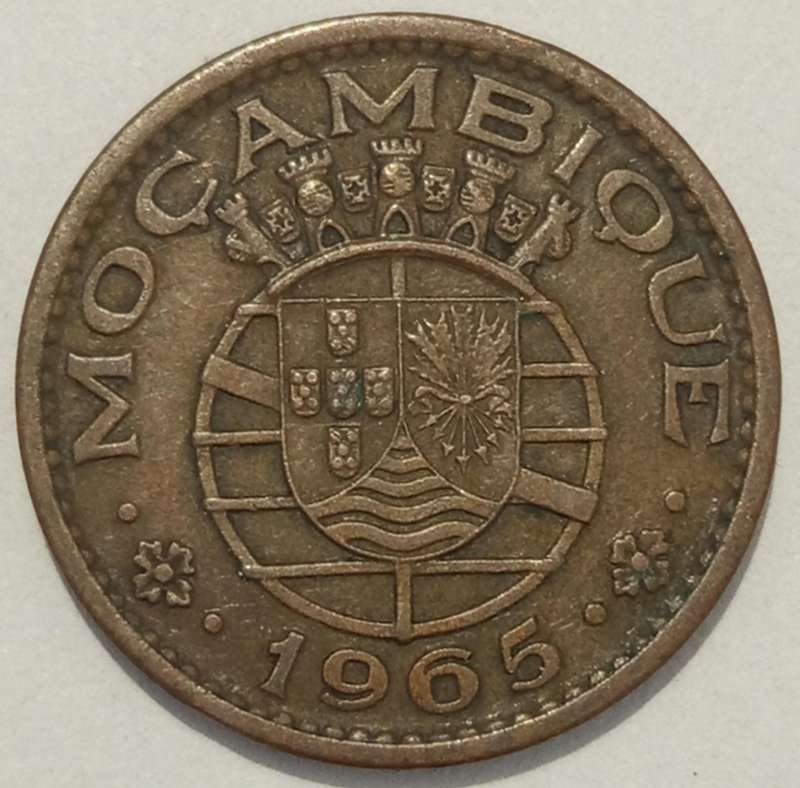1965 1 ESCUDO MOZAMBIQUE