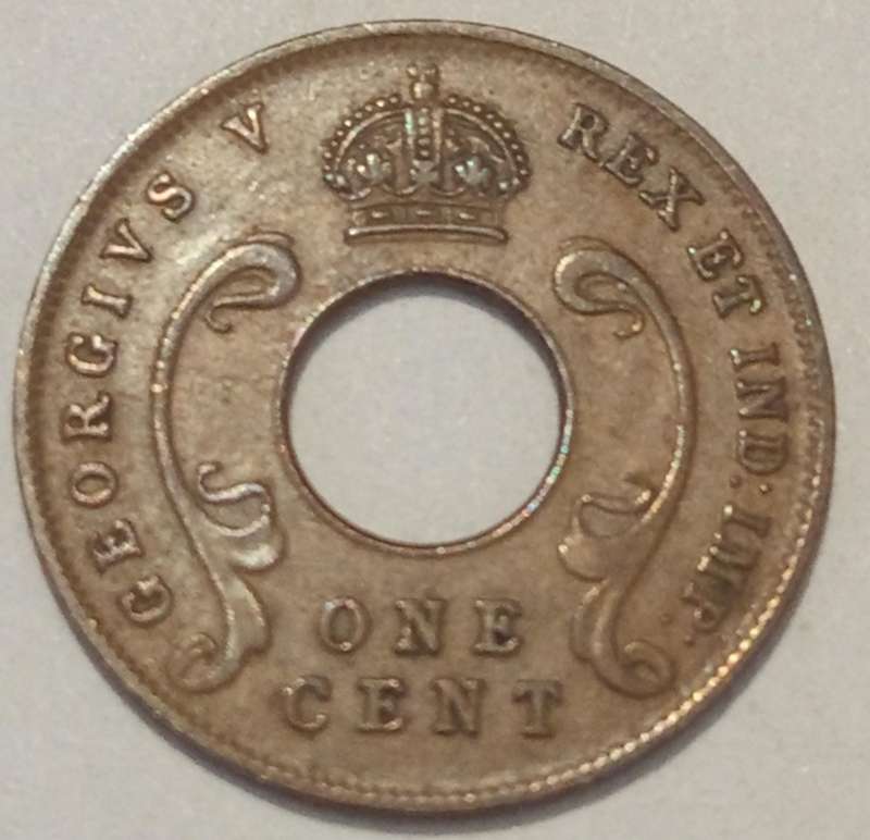 1922 ONE CENT EAST AFRICA