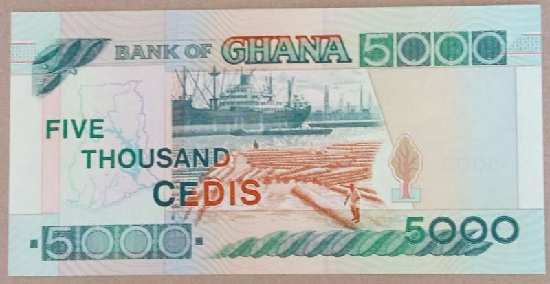 GHANA UNC 5000 CEDIS