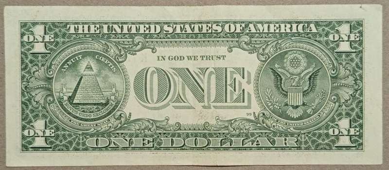$1 DOLLAR USA BANKNOTE