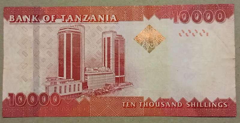 TANZANIA 10 000 SHILLINGI BANKNOTE