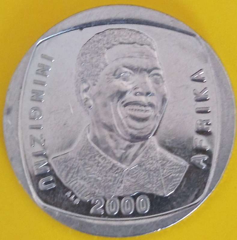 2000 SMILEY MANDELA R5 with CERTIFICATE *NOT SEALED ORIGINAL*