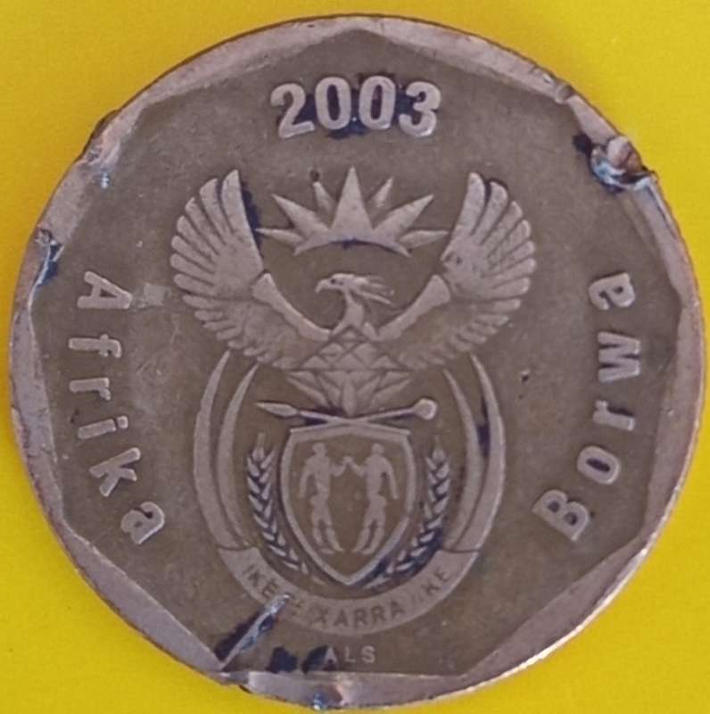 2003 'CRICKET' FIFTY CENT COIN