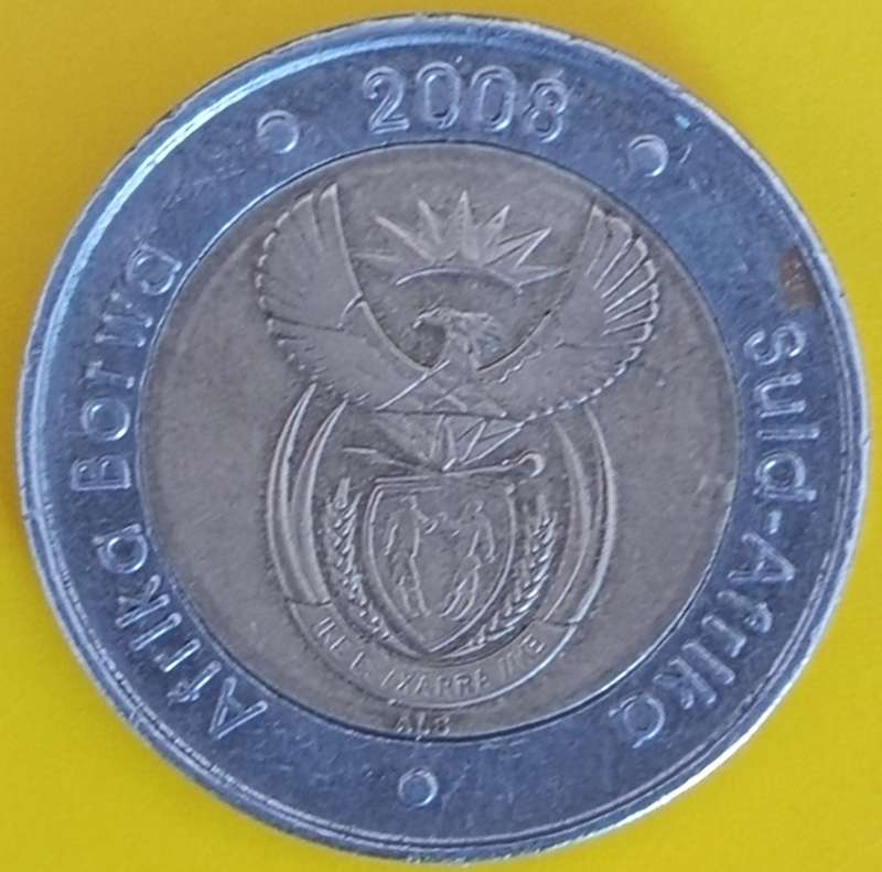 2008 MANDELA R5 COIN