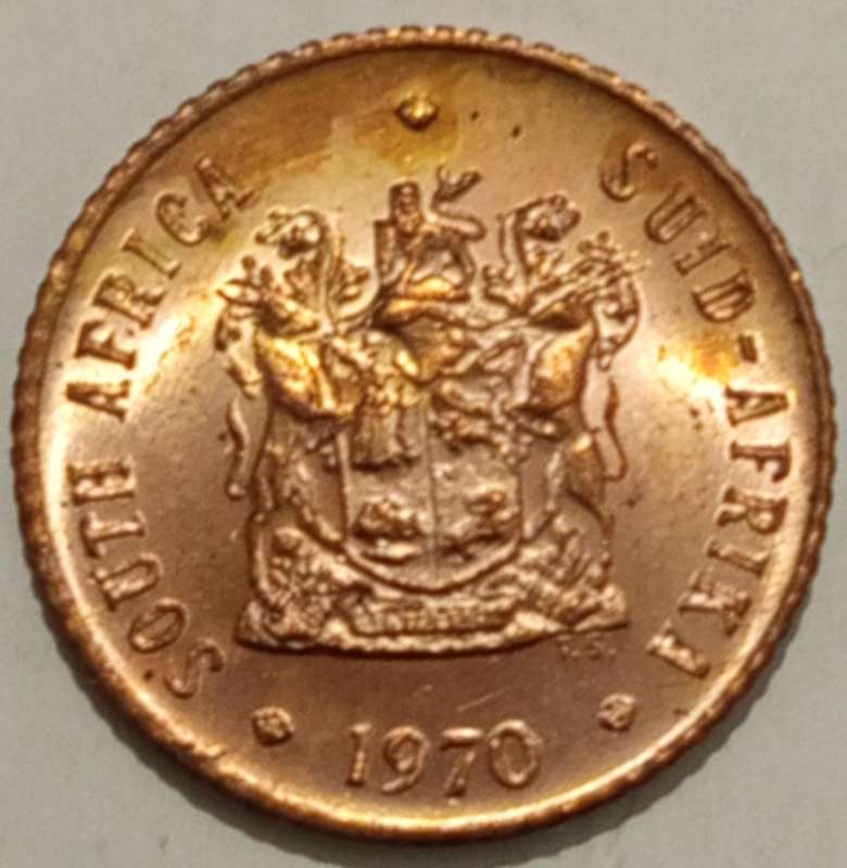 1970 HALF CENT