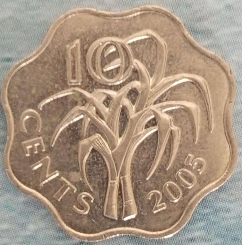 2005 SWAZILAND 10 CENT COIN