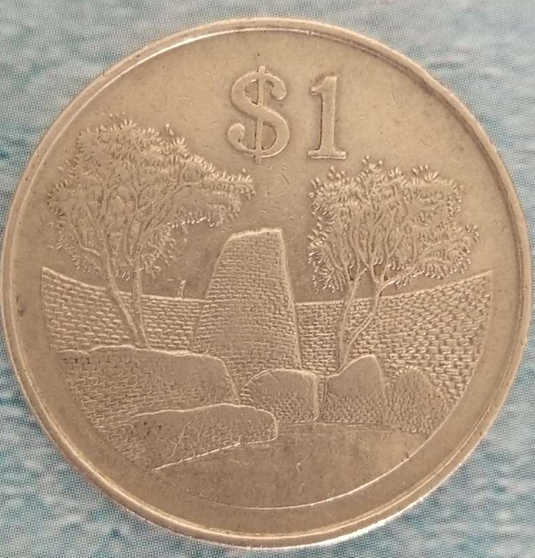1995 ZIMBABWE $1 COIN