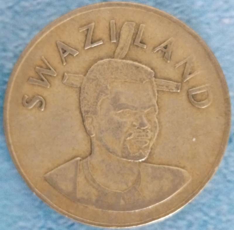 1999 SWAZILAND 5 EMALANGENI COIN