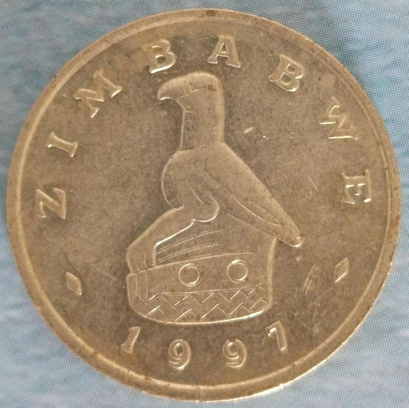 1997 ZIMBABWE $2 COIN