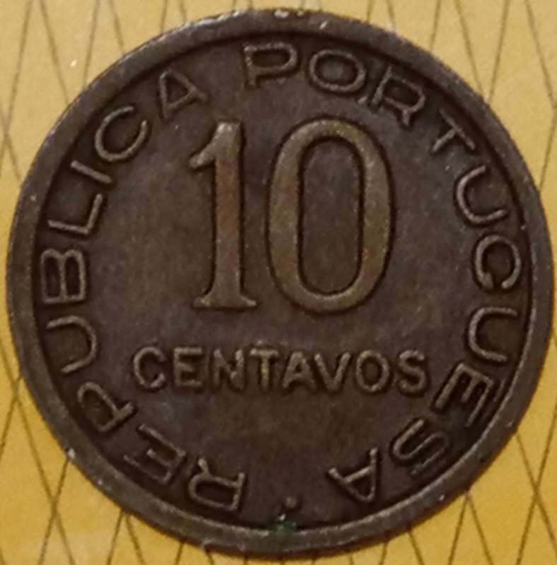 1936 TEN CENTAVOS MOZAMBIQUE