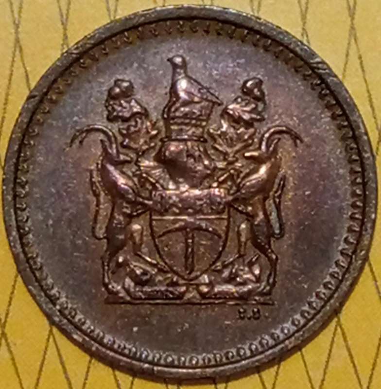 1970 ONE CENT RHODESIA
