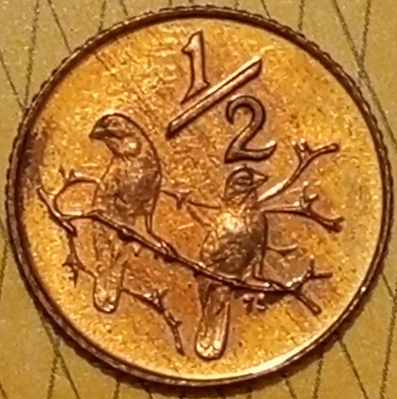 1981 HALF CENT COIN