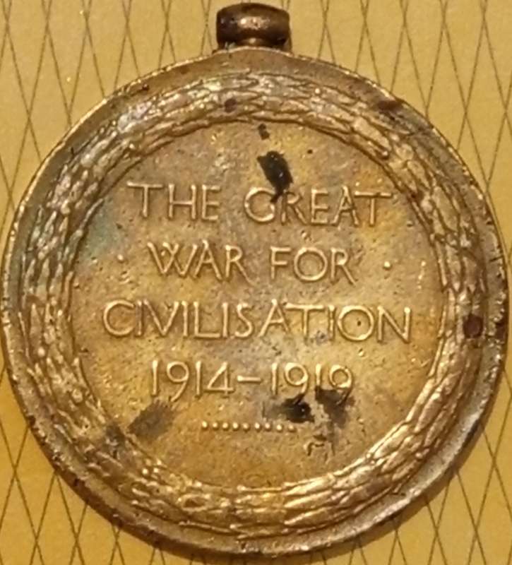 1914-1919 GREAT WAR FOR CIVILISATION WAR