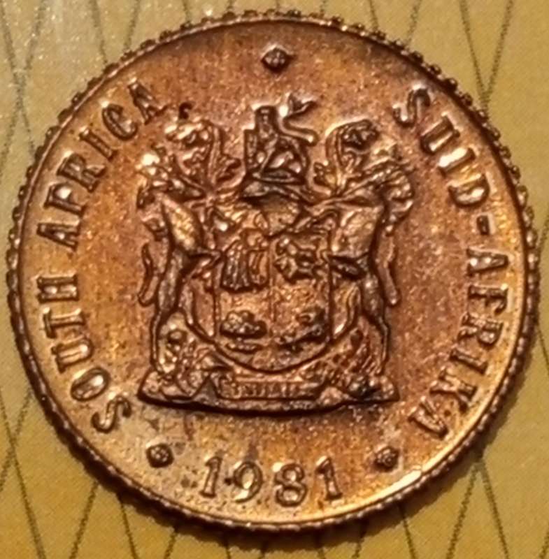 1981 HALF CENT COIN