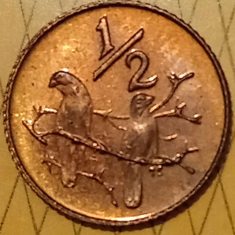 1981 HALF CENT COIN
