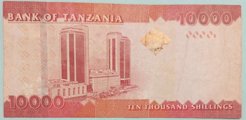 TANZANIA 10000 SHILLINGS BANKNOTE