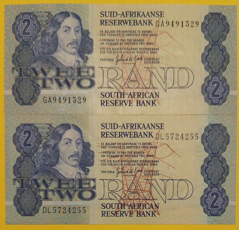 2 x GERHARD DE R2 KOCK BANKNOTES