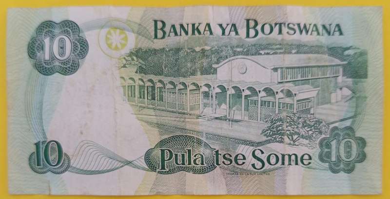 BOTSWANA TEN PULA BANKNOTE