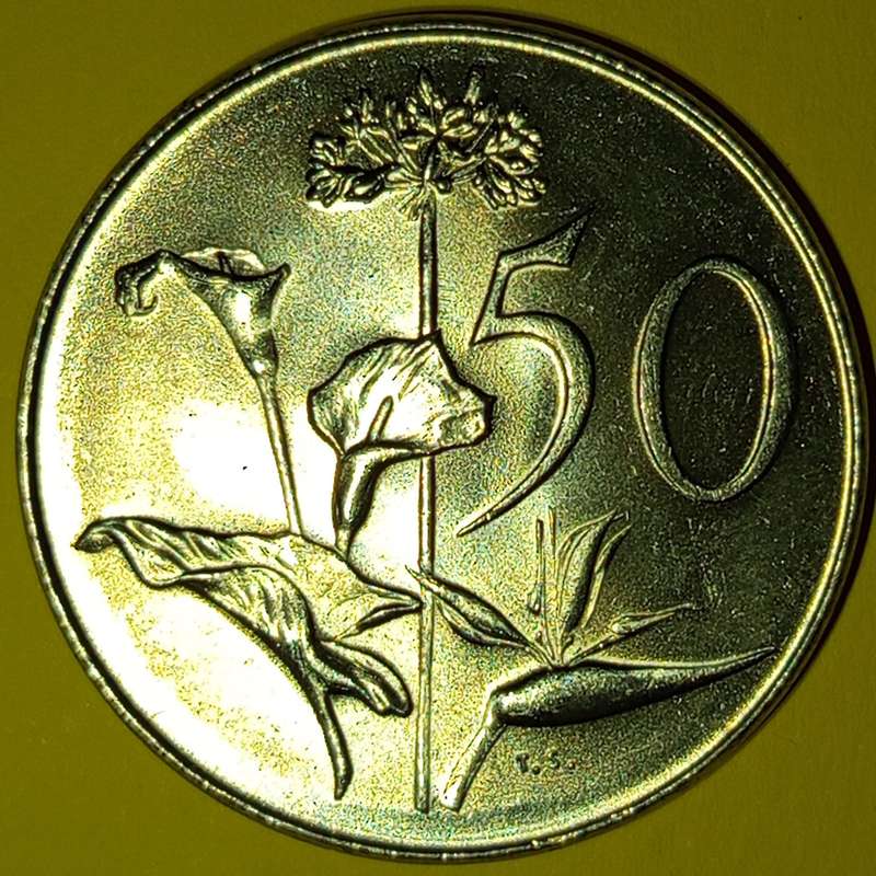 1968 ENGLISH FIFTY CENT COIN