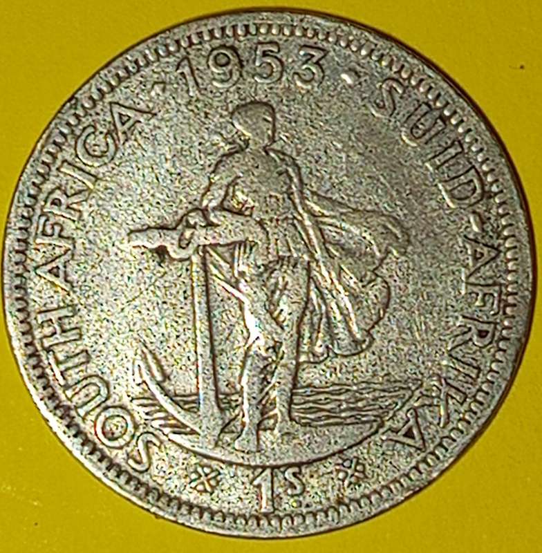 1953 SA ONE SHILLING