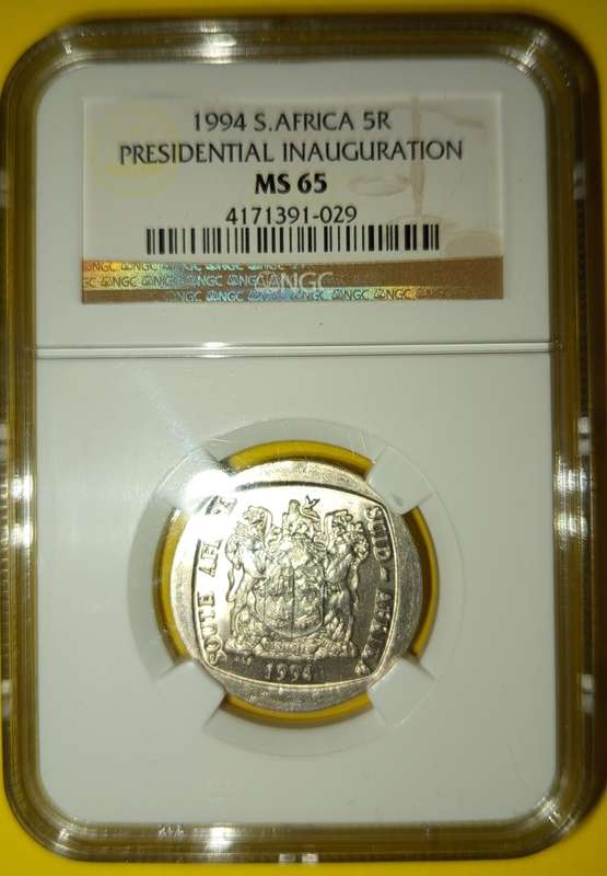 1994 PRESIDENTIAL INAUGURATION R5 GRADED: MS65