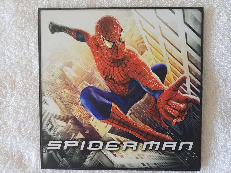 SPIDER MAN - THEMED, PRINT ON WOOD (SMALL)