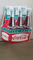 VINTAGE "COCA-COLA" THEMED REPLICA - EMBOSSED METAL HANGING SIGN