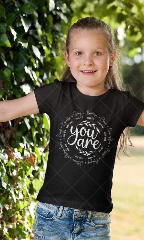 You Are Beautiful - Kids & Adult Christian Tshirt (Select Size at Checkout)