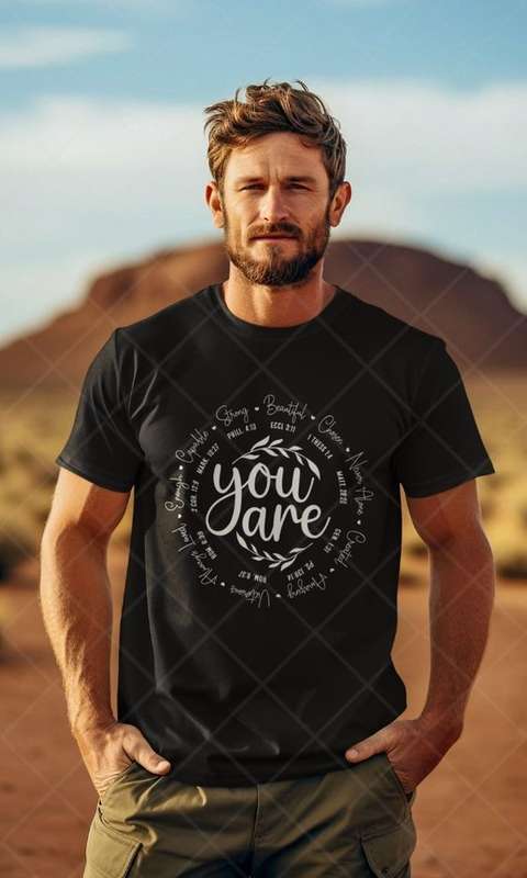 You Are Beautiful - Kids & Adult Christian Tshirt (Select Size at Checkout)