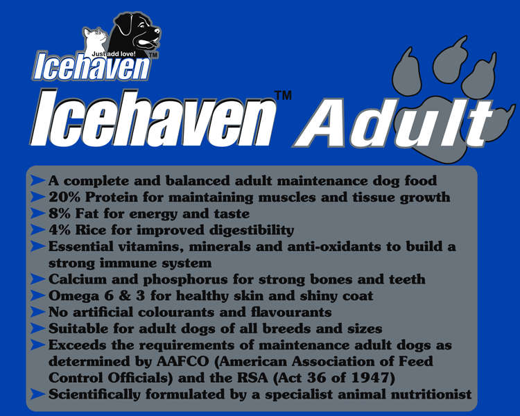 Icehaven Adult 8kg Dog Food