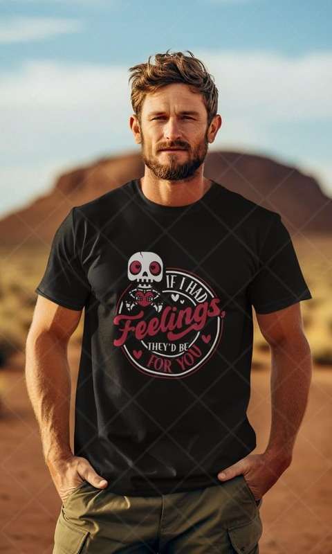 If I Had Feelings They Would Be For You - Adult & Kids Valentine Tshirt (Select Size at Checkout)