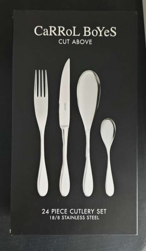CaRRoL BoYeS Cut above 24 Piece Cutlery set
