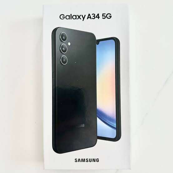 LATE ENTRY Samsung A34 with Cover - Black